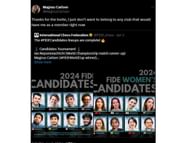 Magnus Carlsen fires shots at FIDE's social media team (Image via X/MagnusCarlsen)